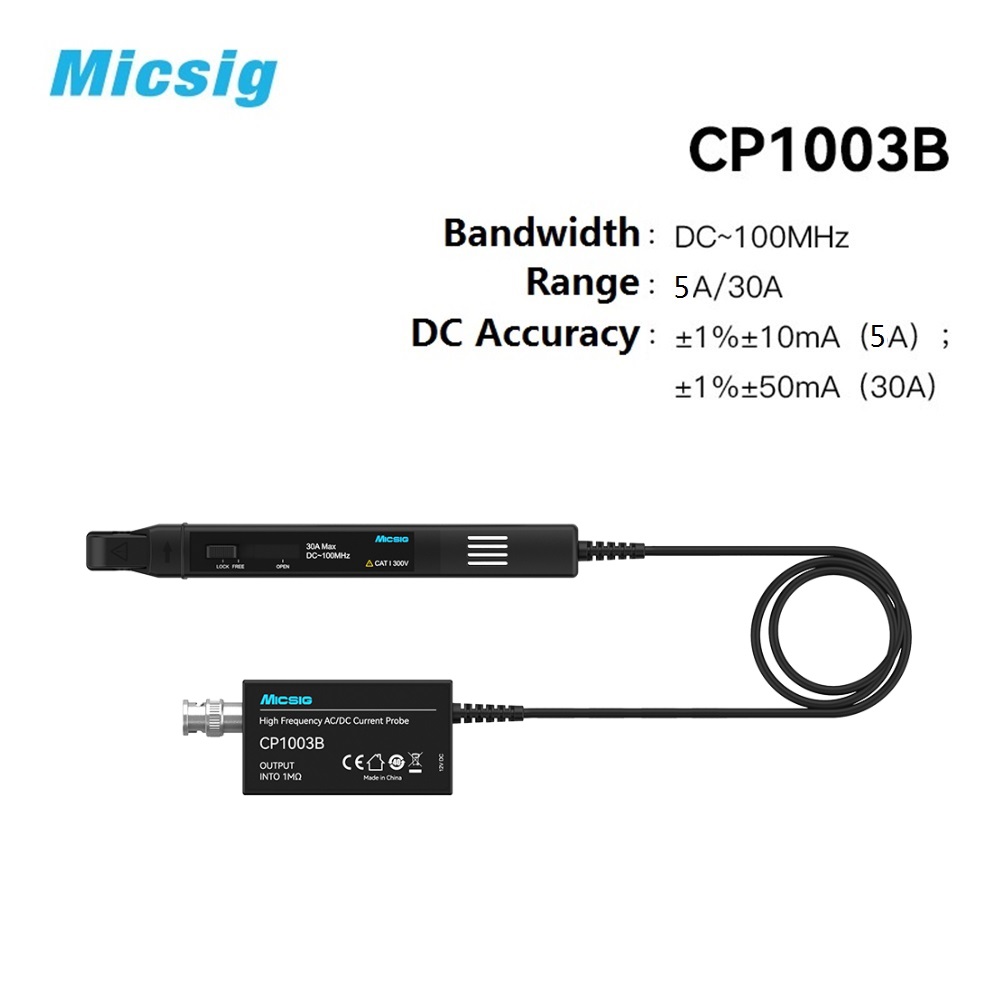 Current Probe Ac Dc 50Mhz Oscilloscope - Micsig High Frequency CP1003B CP503B AC/DC
