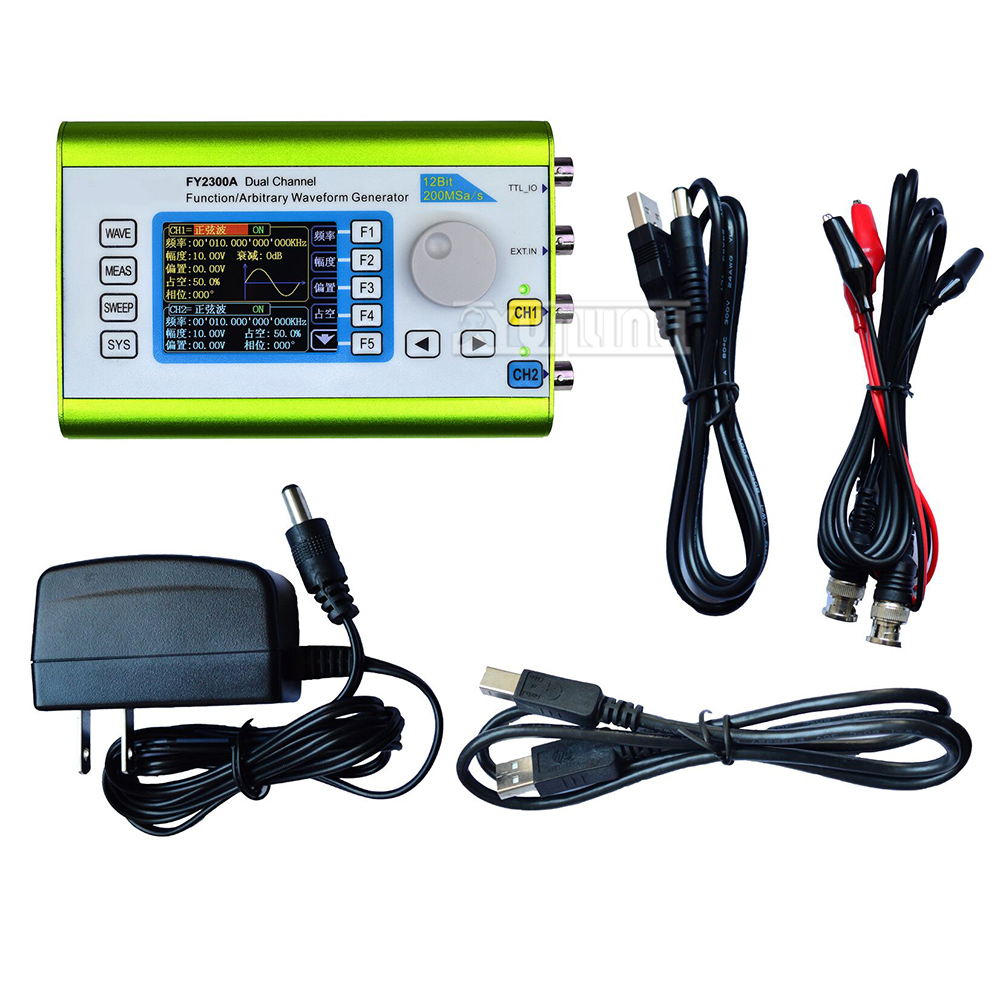 Dual Channel Arbitrary Waveform Function Generator 60Mhz - FY6300 FY2300 Dual Channel DDS Function