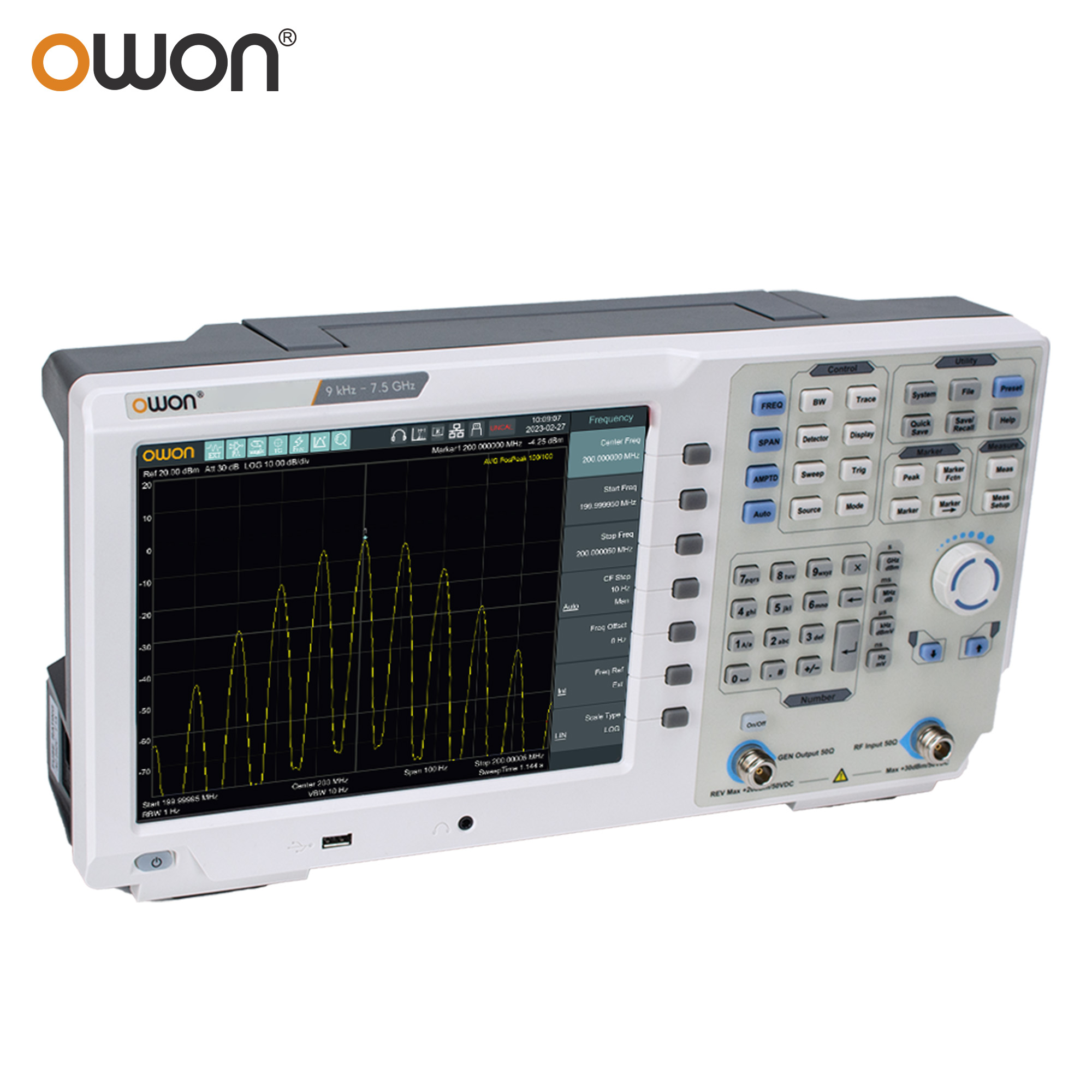 OWON XSA1015P - TG 9kHz - 1.5G - Spectrum Analyzer Tracking Generator 1.5Ghz recension och pris