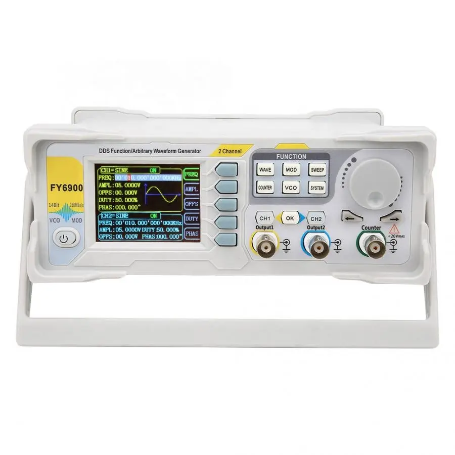 NEW FY6900 Dual Channel DDS Fu - Dual Channel Arbitrary Waveform Function Generator 60Mhz recension och pris