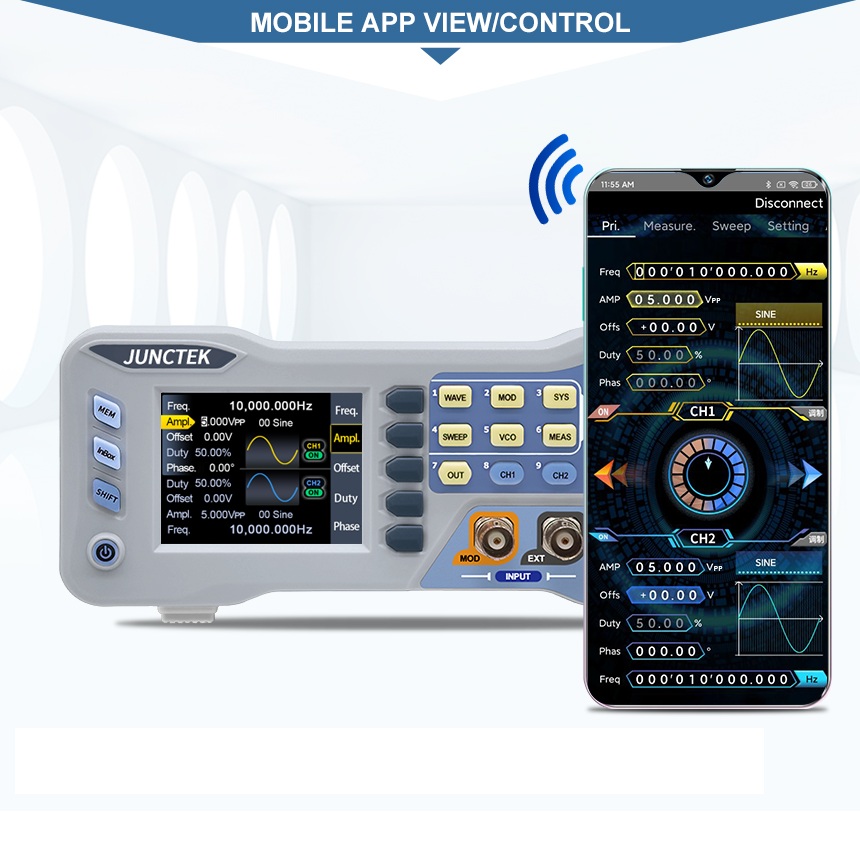 JDS8060 JDS8000  60Mhz Functio - Dual Channel Arbitrary Waveform Function Generator 60Mhz recension och pris