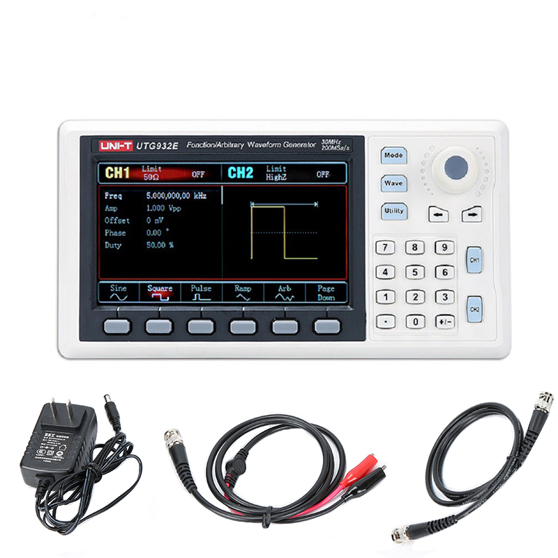 UTG962E Function Arbitrary Wav - Dual Channel Arbitrary Waveform Function Generator 60Mhz recension och pris