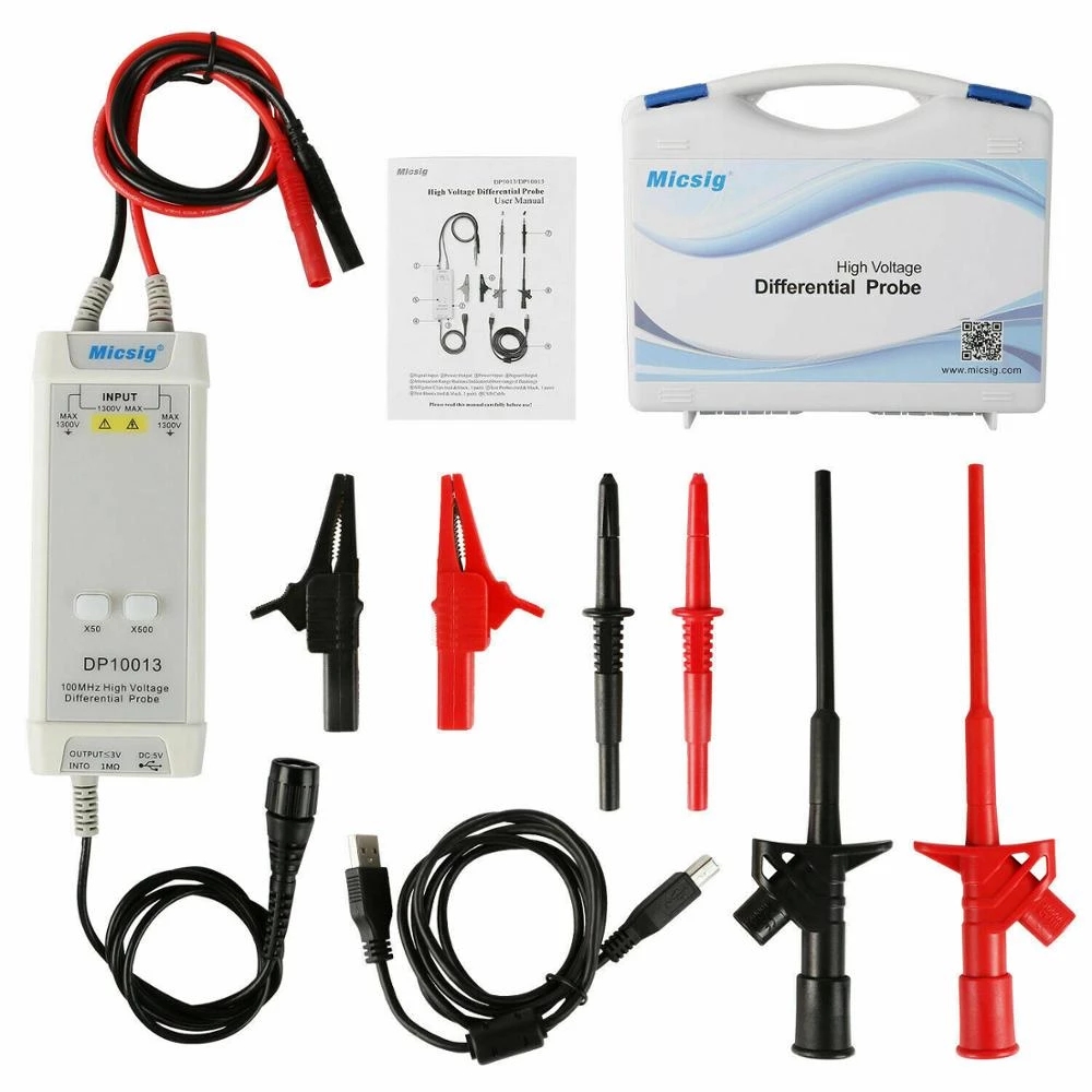 2025Micsig Oscilloscope 1300V  - High Voltage Differential Probe 100Mhz 1300V recension och pris