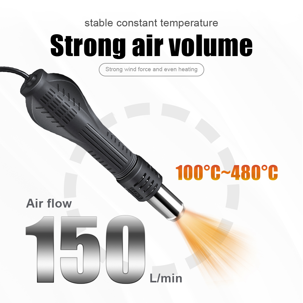 2 in 1 750W Hot Air Gun LCD Di - Smd Rework Station Hot Air Soldering 2 In 1 recension och pris