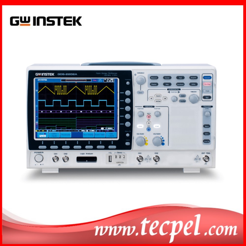 GWINSTEK GDS-2104A COLOR DSO D - Digital Storage Oscilloscope 4 Channel 100Mhz recension och pris