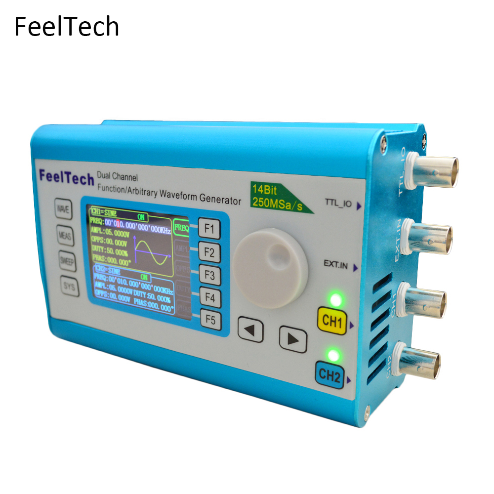 FY6300 250MSa Function Arbitra - Dual Channel Arbitrary Waveform Function Generator 60Mhz recension och pris