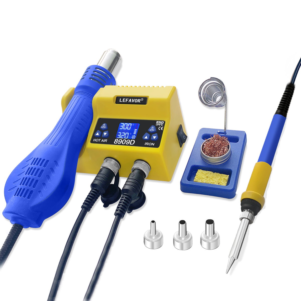 2 In 1 Digital Soldering Stati - Smd Rework Station Hot Air Soldering 2 In 1 recension och pris