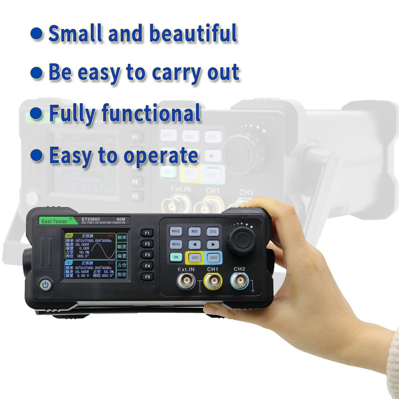 East Tester ET3320C ET3340C ET - Dual Channel Arbitrary Waveform Function Generator 60Mhz recension och pris
