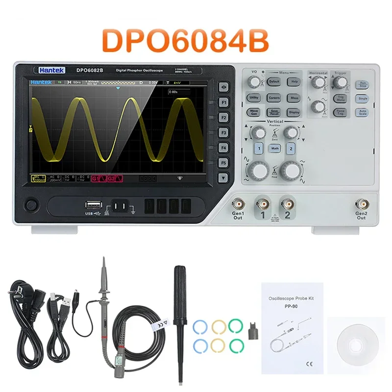 4 Channel Digital Storage Osci - Digital Storage Oscilloscope 4 Channel 100Mhz recension och pris